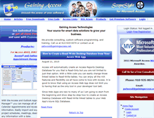 Tablet Screenshot of gainingaccess.net